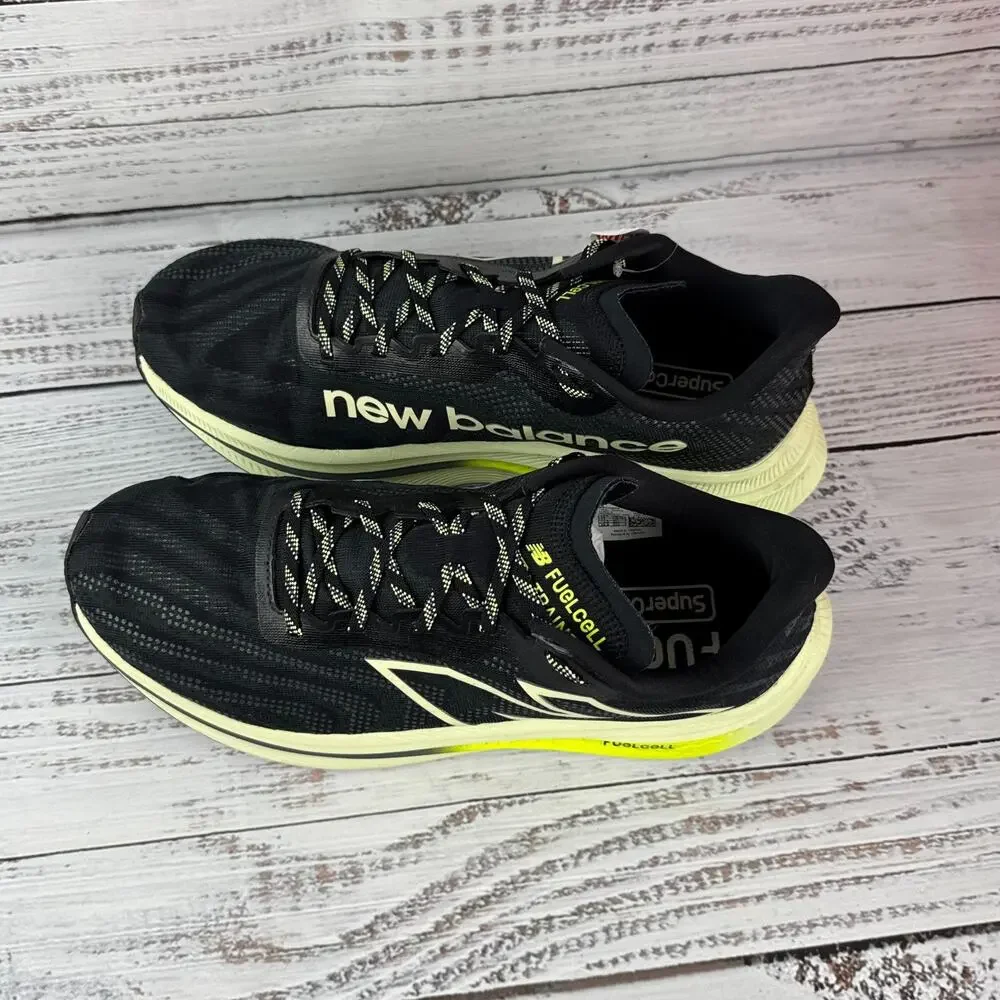 New Balance FuelCell SuperComp Trainer v2 Mens 11.5 2E Running Black Green